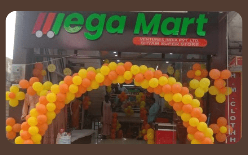 Megamart franchise store - Dhampur
